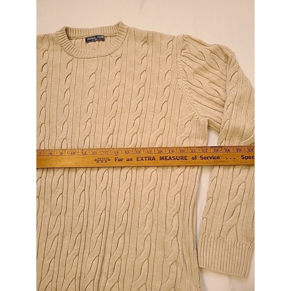 PJ Paul Jones Sweater Men 2XL Cable Sweater Beige NWT - Picture 5 of 6